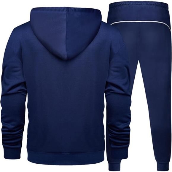 NEW Men's Long Sleeve Jogger Tracksuit - Picture 2 of 5